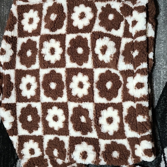 PACSUN CUSTOM PATTERN FULL-ZIP SHERPA JACKET - Picture 10 of 14